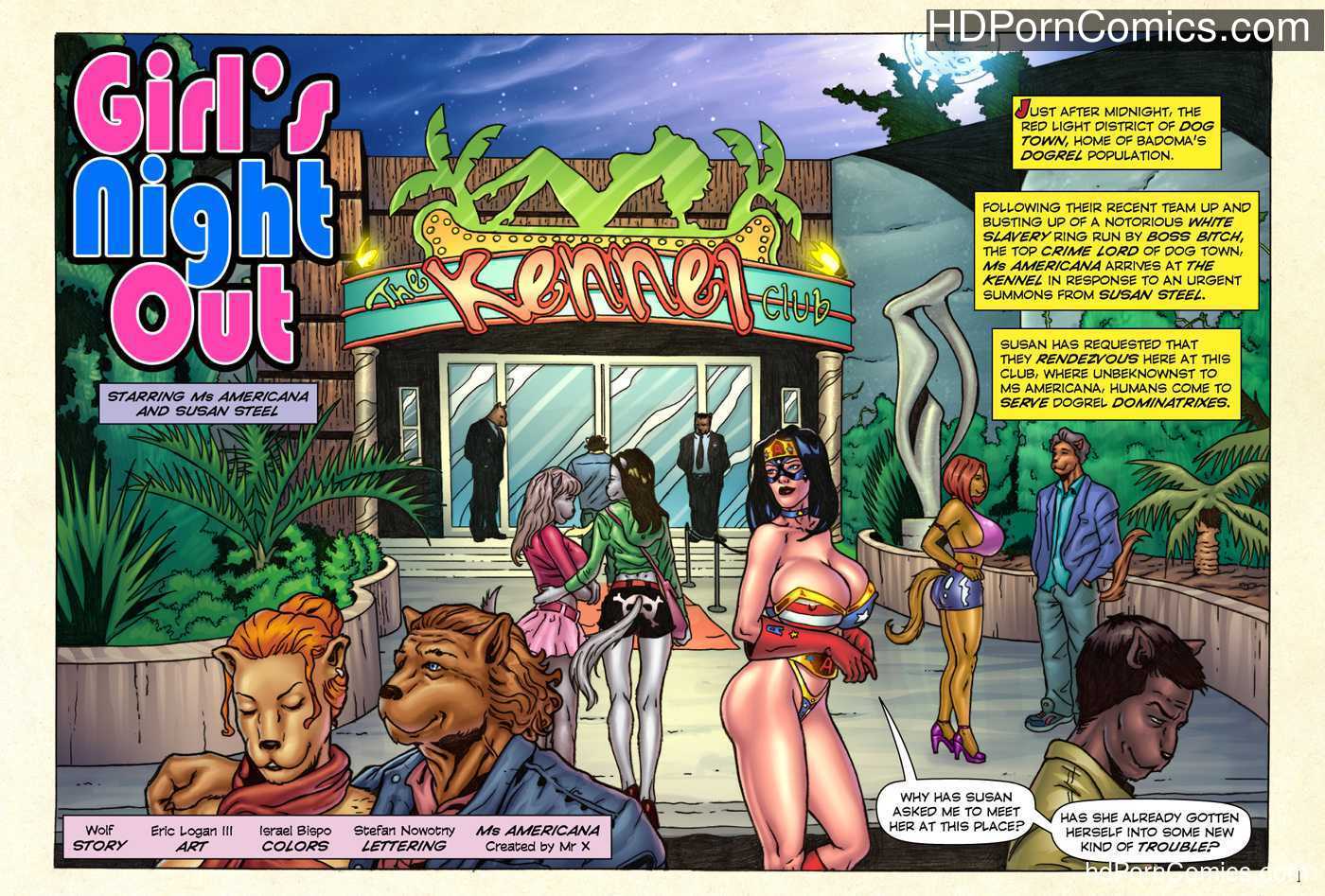 Girls night out1 free sex comic